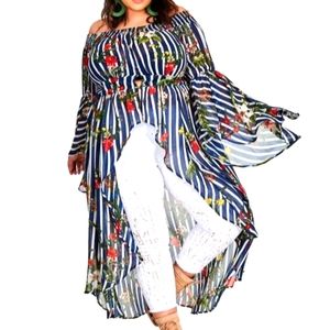 Ashley Stewart Chiffon duster